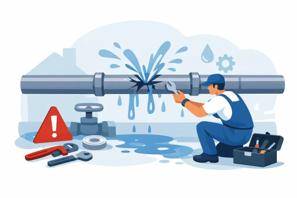 Burst Pipe Repair: What to Do Fast