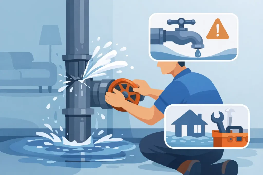 How to Handle a Burst Pipe: What to Do First