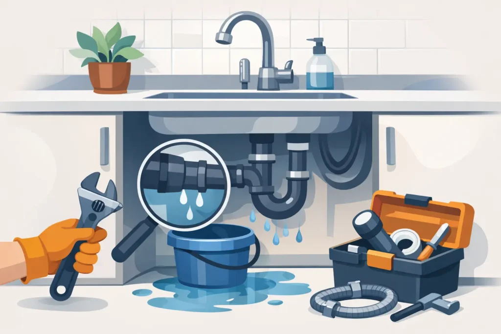 Kitchen Sink Leak Repair: What to Do First