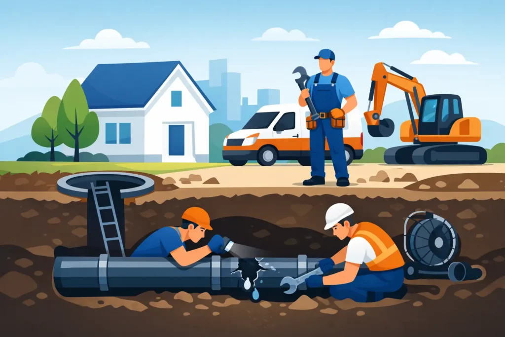 Who Repairs Sewer Lines? Call the Right Pro