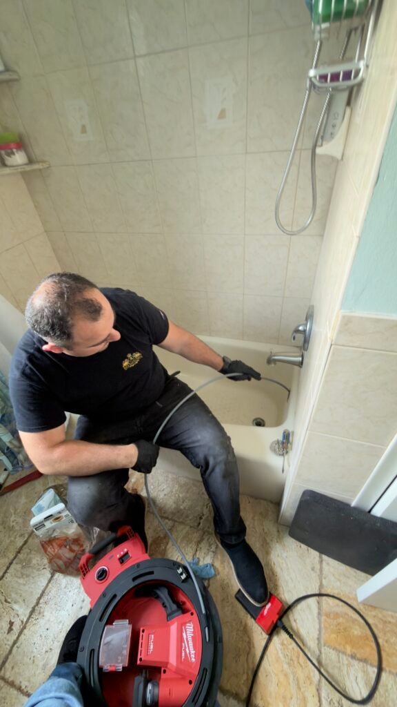 Drain cleaning service by Royal King Plumbing