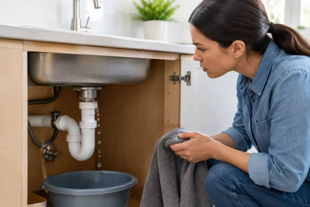 Kitchen Sink Leak Repair: What to Do First