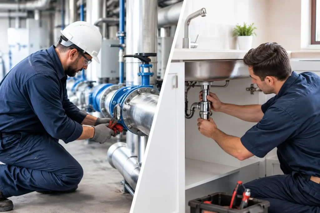 Commercial vs Residential Plumbing: Key Differences