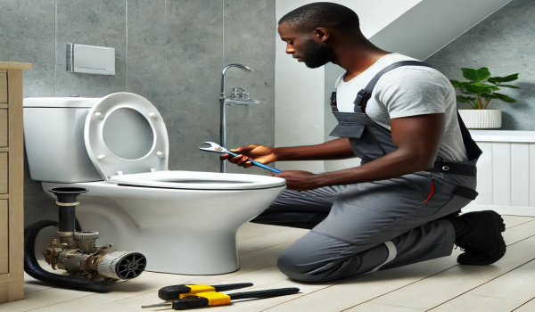 A_Black_professional_plumber_repairing_a_toilet_in_cover (1)